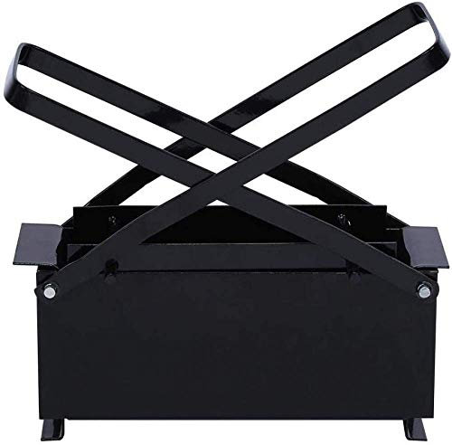 Papierpresse, Eisenpapier Brikettpresse, Papier Brikett Presse, Papier Log Brikett Maker zum Heizen Feuer Ofen Haus