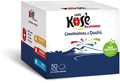 Kosè by Kimbo Cialde Compostabili ESE Cremoso - Confezione da 50 Pezzi