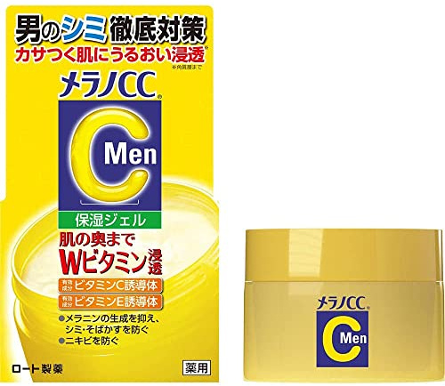 Rohto Melano CC Men Medicinal Stain Measures Whitnig Gel 100g Löschpapier Set