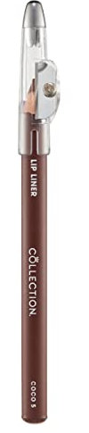 Collection Cosmetics Long-Lasting Lip Liner Pencil with Sharpener, Coco
