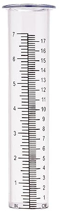 PLGEBR 17,8 cm en plastique de rechange pour pluviomètre - Résistance au froid - Résistance aux fissures - Outils de jardin pour l'extérieur