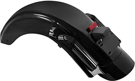 HCmotorku Motorrad LED Rear Fender System Blinker Running Bremslicht Fit für Harley Touring Road King Electra Road Street Glide 2009-2013 Schwarze Linse