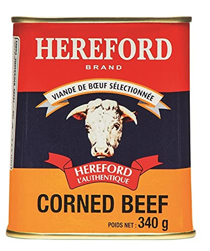 Hereford Corned Beef 340G - Le meilleur de la conserve de viande - Savourez chaque bouchée avec HEREFORD - Le Lot De 3