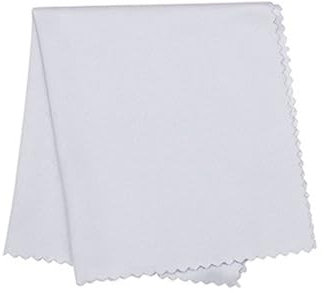 1 Pieces White Microfiber Cleaning Cloth For Eyeglasses, LCD Screen, Digital Video Camera Lens, Laptop, HDTV, PC, Monitor Screen, Smartphones, Tablet, and More 5.5x5.5 inch (1 PCS)