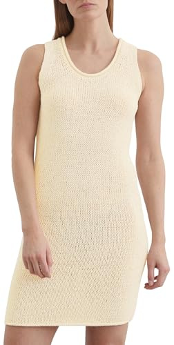 Marc OߴPolo Vestido de Punto sin Mangas Mujer Slim Fit, Blanco Sucio (Natural Cotton), 48