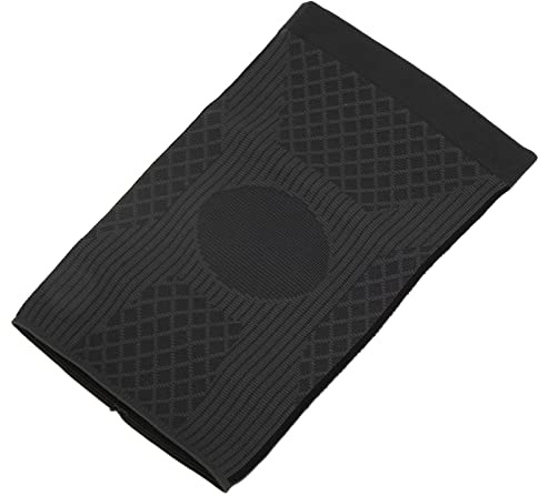 Nimomo Elastic Knee Pads Knitted Knee Protector, Elastic Fabric Weaving Nylon Knee Pad for Basketball and Volleyball, Breathable Sports Kneepad, Adjustable Fit, Black
