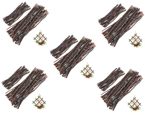 STOBOK 250stücke Holzstäbe Für Bastelarbeiten Lange Natürliche Holzstäbchen Für -projekte Fotodekorationen Und Kreative