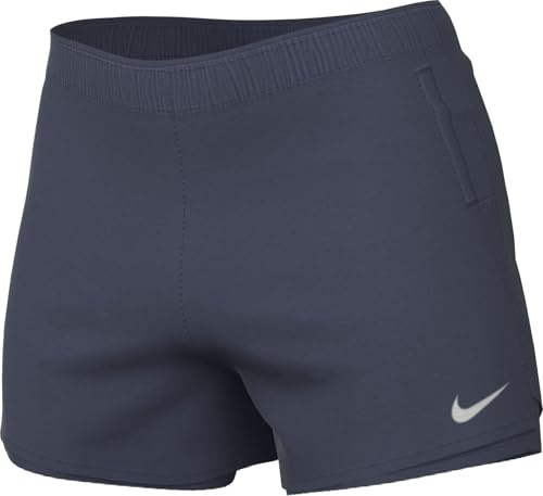 Nike Challenger Dri-Fit 2-i-1-löparshorts för män (ca 18 cm), Thunder blå/reflekterande silv, DV9357-437, S
