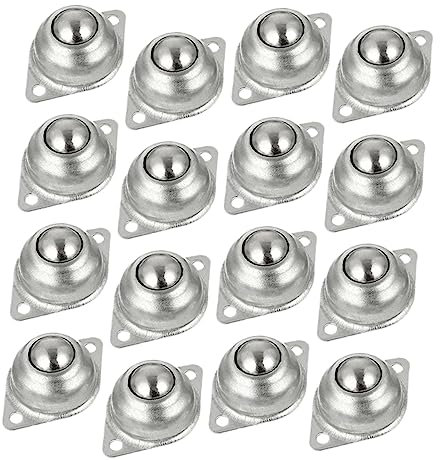 ERINGOGO 16pezzi Rotelle Con Cuscinetti Sfera Per Mobili e Trasmissione Giranti Resistenti e Stabili Per Carichi Pesanti Adatte Industria Supermercati e Arredamento