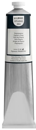 CREATIV DISCOUNT NEU LUKAS STUDIO OIL/Ölmalfarbe, 200 ml, Paynesgrau