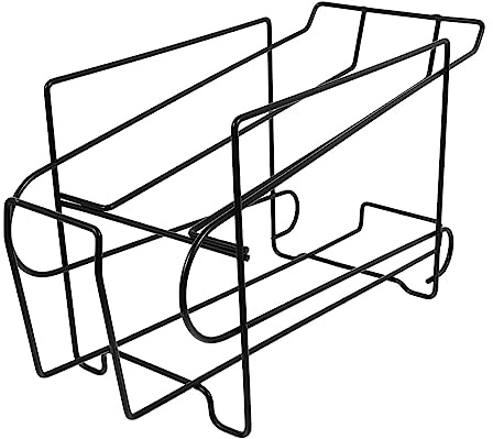 FUNNETOYU Estante para Almacenamiento De Bebidas y Cerveza para Refrigerador, Doble Capa, Material Resistente, Color Negro, Práctico para Organización Cocina, Soporte Compacto para Guardar Bebidas