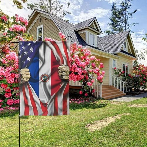 Bandera paraguaya de Estados Unidos, doble cara, 28 x 40 pulgadas, decoración para exteriores