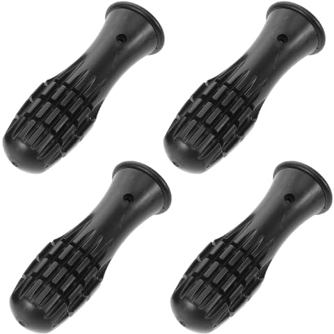 HOODANCOS 4 Pezzi Manopole per Biliardino in Plastica Ergonomiche Impugnature Resistenti Antiscivolo per Calcio Balilla da Tavolo Sostituzione Compatibile Maggior Parte dei Calciobalilla