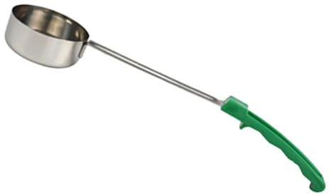Veemoon Cuillère à Sauce à Pizza en Acier Inoxydable 4 Oz Cuillère à Tartiner Manche Long Louche Cuisine pour Sauces Vinaigrettes et Ketchup Usage Domestique et Professionnel