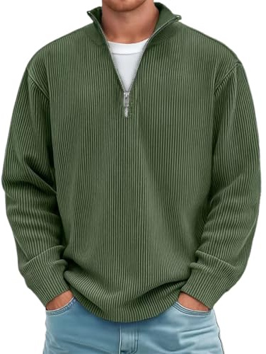 Manchesterskjorta med ståkrage dragkedja långärmad mjuk varm strukturerad skjortjacka för vintersäsong herr Hoodless sweatshirt