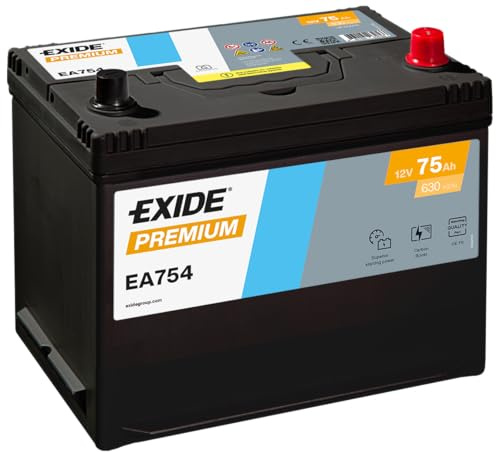 Exide Premium Superior Power EA754 75 Ah bilbatteri underhållsfritt (redo att installeras)