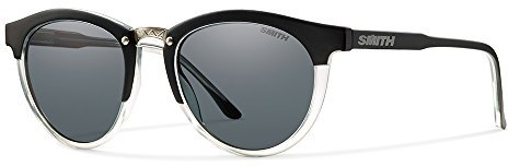 Smith Erwachsene Sportbrille Questa Sonnenbrille, Schwarz (Matt Black Cry/Grey), 50