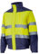 VELILLA 161; Cazadora de Alta Visibilidad acolchada bicolor; color Azul Marino y Amarillo Flúor; Talla M