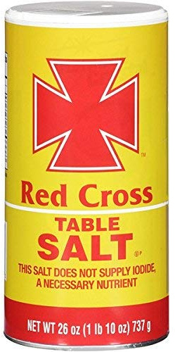 Red Cross Table Salt Koshert For Passover 26 Oz. Pack Of 6.