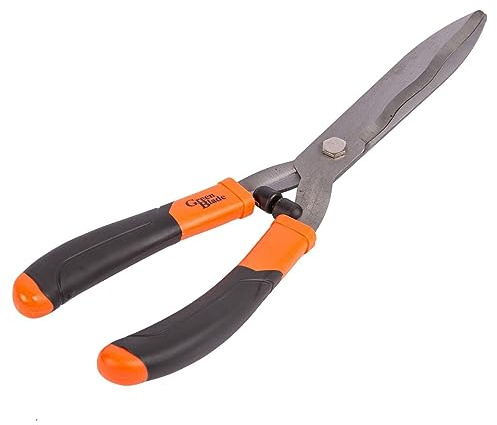 Green Blade - Carbon Steel Hedge Shears - 23cm - Red
