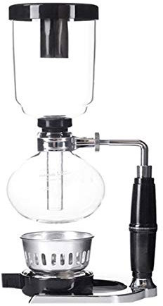 ASDQWER Estilo Sifón Cafetera, Sifón Cafetera, Vidrio Resistente, Tea Pot Sifón, Sifón Artesanal Máquina de café, café de Filtro de la máquina de la Cocina del hogar Uso,3