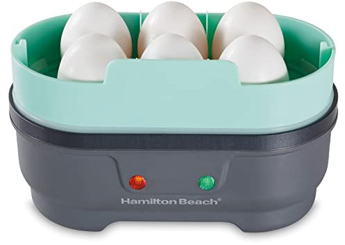 Hamilton Beach Hervidores para Huevos, 650 W, Aluminium, Gris/Menta