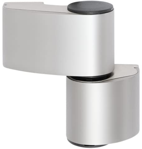 WSS 3D-PLUS Türband 2-teilig Drehpunkt 23/Achse 65 – Art. 04.070.2365.114 | 3D verstellbar, E6/C-0 silber eloxiert, EN 1935 geprüft, Tragkraft bis 150 kg, DIN rechts/links verwendbar