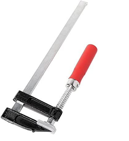 Abrazaderas de banco Abrazadera de clip de barra de abrazadera F resistente para carpintería Abrazadera de madera de alta resistencia Carpintero Herramienta de mano de bricolaje 8 tamaños Abrazadera