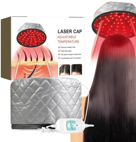 Capot Chauffant Pour Cheveux Vapeur Soins, Bonnet Chauffant Cheveux Soin, Bonnet Chauffant Cheveux Avec 2 Niveaux De Température, Casque Vapeur Cheveux Pour Cheveux Crépus Curl Capillaire