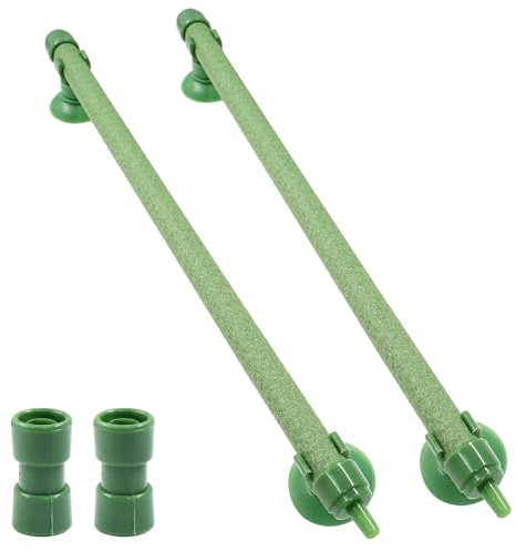 Coufce 2 Stück 17,8 cm Luftstein Bar Blau Fisch Tank Luftpumpe Aquarium Bubble Wall Aquarium Luftblasen Schlauch für Aquarium Bubble Release Diffusor Bar