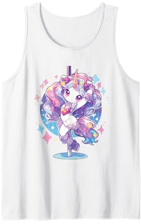 Pole Dance Poledance Fitness Stange Poledance Einhorn Tank Top