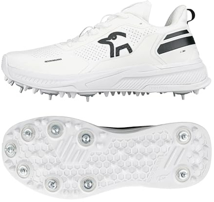 Kookaburra KC spelare spik cricketsko – vit/svart – 8,5