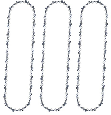 AC1400 14 Chainsaw Chain Replacement for EGO CS1400 CS1401 CS1403 Chainsaw | 52 Drive Links 3/8 LP Pitch 0.043Gauge, 3 Pack 14 Inch Chainsaw Blade Fit for EGO Power+ 56V Chainsaw Attachment