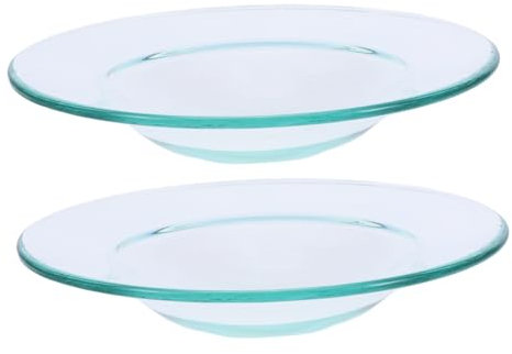 IMIKEYA 2pièces Lot de Plateaux Réutilisables pour Brûleur à Cire Supports pour Lampes à Parfum Adaptateurs pour Brûleurs à Cire Fondue