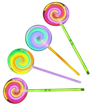 Toddmomy 4juegos Barras Luminosas Fluorescentes para Fiestas Juguetes Luminosos para Cumpleaños Accesorios para