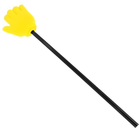 WOONEKY Puntero de Mano para Fiesta Forma de Dedo Amarillo Accesorio Divertido y Resistente para Bodas y Enseñanza