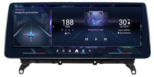 Android 14 Qualcomm 685 Pantalla táctil de 12,3 Autoradio per BMW X3 X4 F25 F26 2011-2019 2 DIN Stereo Car Tablet Schermo MP5 Lettore GPS con Carplay Android Auto (Qualcomm685 8+256G 2K,CIC)