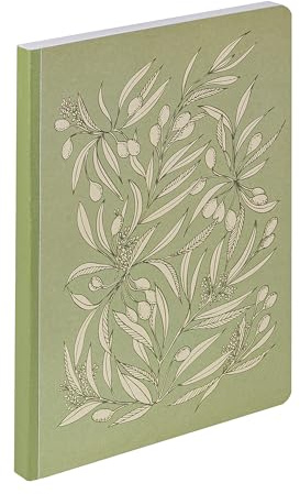 Clairefontaine 116344C Carnet broché Jardin des Sens A5 160p ligné