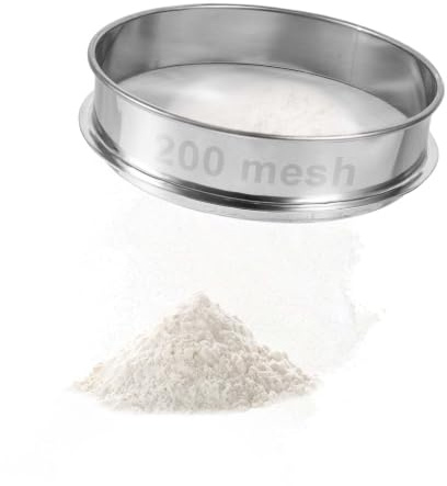 ZHYUAN 20cm Maschen Mehlsieb,Feines Sieb, Edelstahl Pollensieb,Feines Mesh Sieb, Pollensieb Feinsieb, Mesh Sieb, Sieb Feinmaschig-Edelstahl,für Getreide, Zuckerpulver,Fischfiltration 200 Mesh
