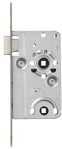 ABUS Tür-Einsteckschloss Bad Stumpf TKB20 für DIN-rechts Türen, silber, 57203