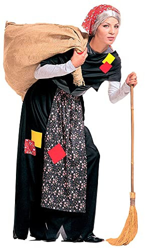 Widmann - Kostym trekantig häxa, skytt, halsduk, huvudduk, temafest, karneval, halloween