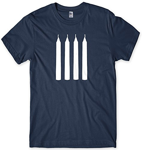 Daytripper Fork Handles Four Candles Mens Funny T-Shirt