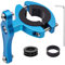 HONZUEN Universal MTB Flaschenhalter Adapter Aluminum, Fahrrad Ersatz Flasche Halterung Wasserflasche Cage Halter Regal Rack Halterung, Seat Post Lenkerhalterung, Blau