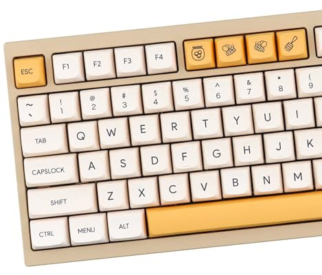 138-teiliges PBT-Keycap-Set mit Sublimationsdruck im XDA-Profil, passend für mechanische Tastaturen mit Cherry MX-Schaltern