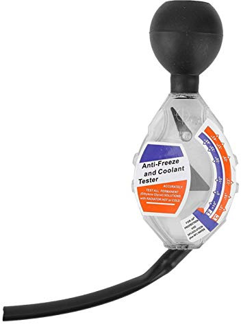 Comprobador de refrigerante tipo dial, calidad Tipo de dial Densitómetro anticongelante de prueba rápida Refrigerante Probador anticongelante automotriz Accesorio para refrigerante de etilenglicol