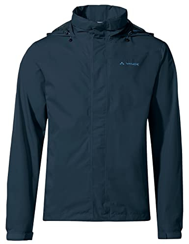 VAUDE Escape Bike Light Regenjacke Herren – Fahrradjacke wasserdicht atmungsaktiv winddicht, 2-Lagen mit verstaubarer Kapuze