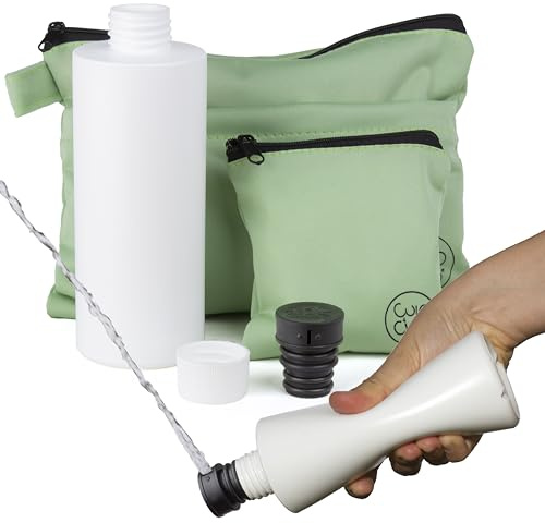 CuloClean Borsa Igiene Escursionismo + Bidet Portatile Viaggio Portatile + Bottiglia Kit Igiene Personale per Escursionisti Non Lascia Trace (LNT) durante le Escursioni in Campagna