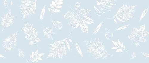 d-c-fix Fensterfolie Static window border Falling Leaves UV Sichtschutz statisch selbsthaftend Folie für Bad-Fenster, Küche, Glastür Milchglasfolie Sichtschutzfolie Glasfolie 20 cm x 1,5 m