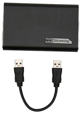 ciciglow 4K-Audio-Video-Aufnahmekarte, USB 3.0 HDMI Audio-Video-Aufnahmegerät Full HD 1080P 60FPS Videorecorder für Streaming-Spiele für Switch PC TV Box Kamera Webcome