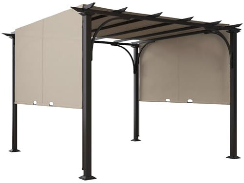 Outsunny Outdoor Pergola Garden Sun Shade Patio Canopy Shelter